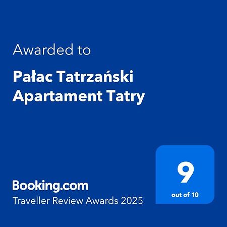Palac Tatrzanski Apartament Tatry Bukowina Tatrzańska Esterno foto